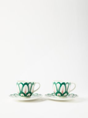 THEMIS Z Themis Z Set of two Anthos porcelain tea cups