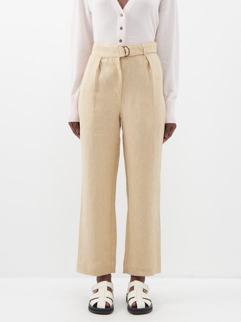 Lion Organic Linen Trousers Black – IVALO.COM