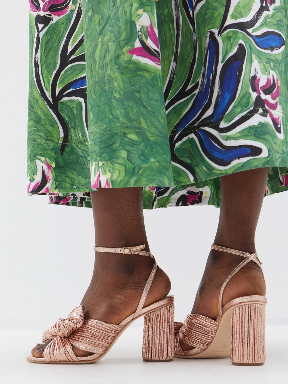 Loeffler randall on sale rose gold sandals