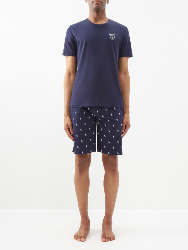 Polo Ralph Lauren Logo-print cotton pyjama set