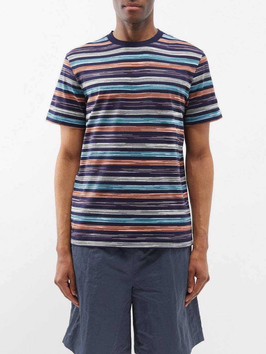 Print Striped cotton T-shirt | Missoni Mare | MATCHES UK