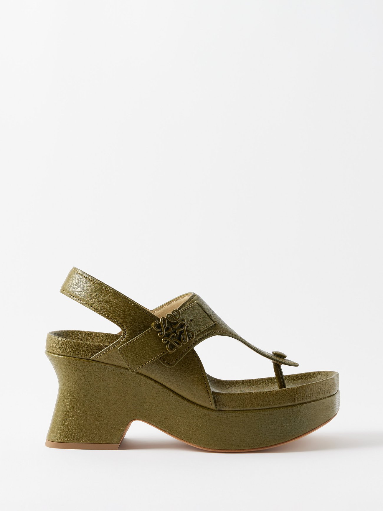 Green Comfort 90 platform sandals | | US