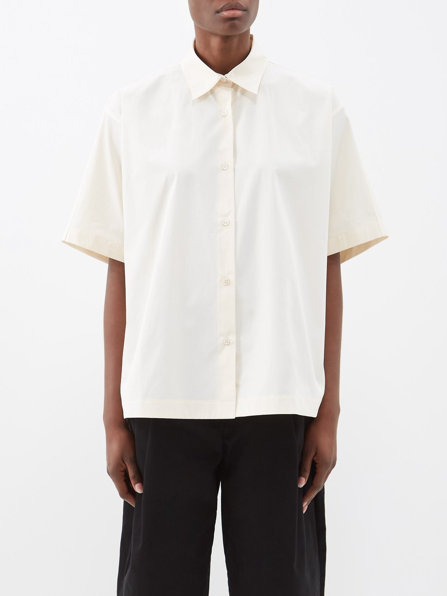 Sira cotton-poplin shirt