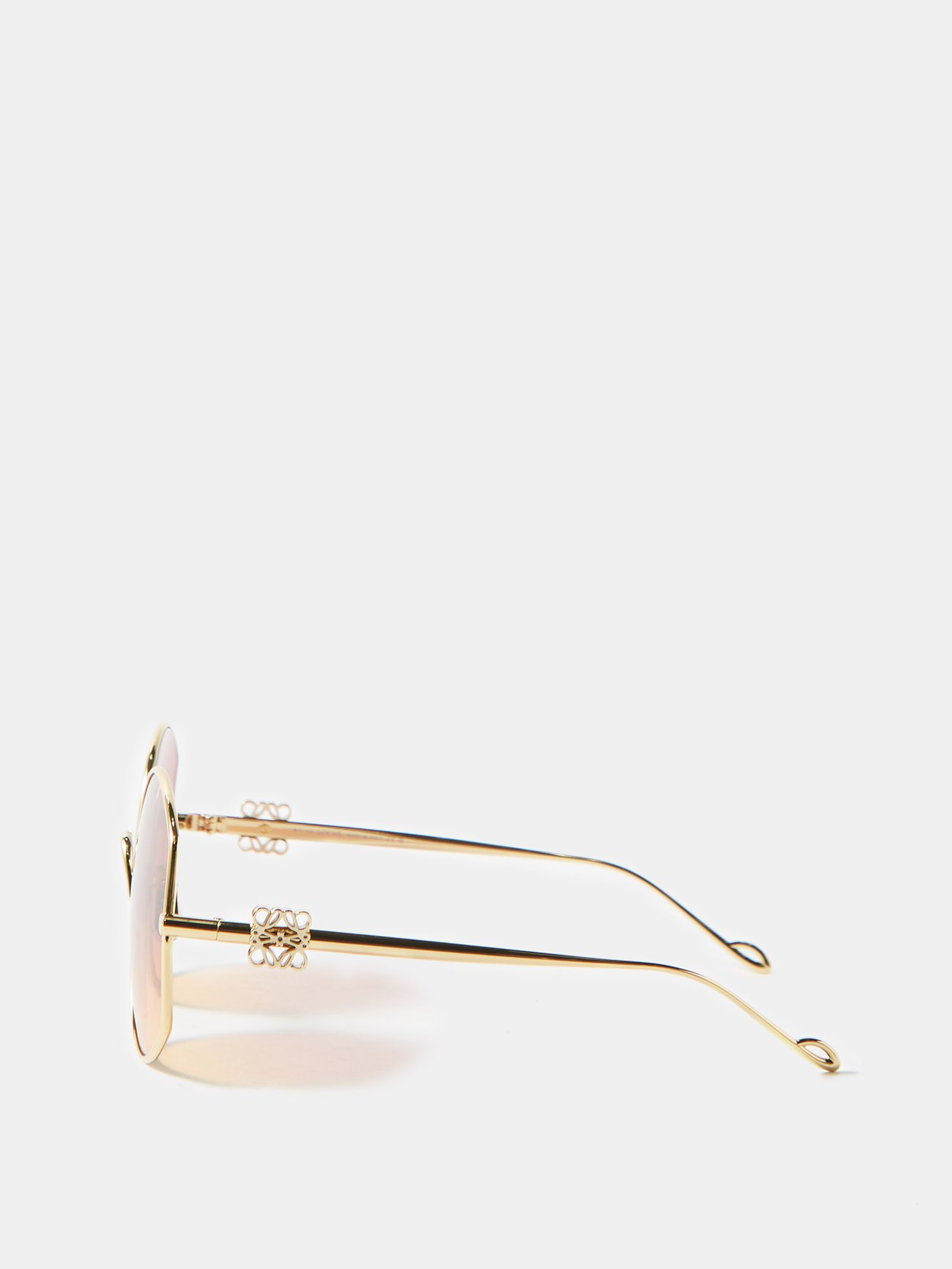 Loewe Round Gradient Sunglasses - Brown Sunglasses, Accessories - LOW50750