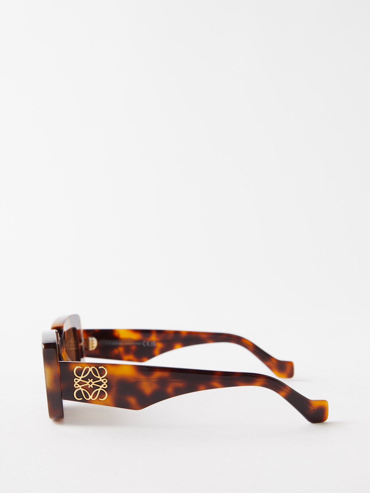 Sunglasses: Rectangle Sunglasses, acetate — Fashion