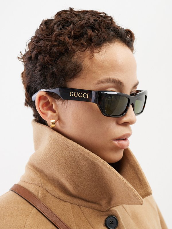 Gucci Eyewear (Gucci) D-frame tortoiseshell-acetate sunglasses