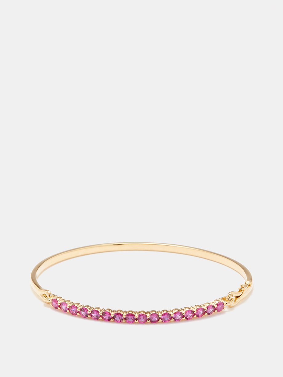 Melissa Kaye Lenox sapphire & 18kt gold bracelet