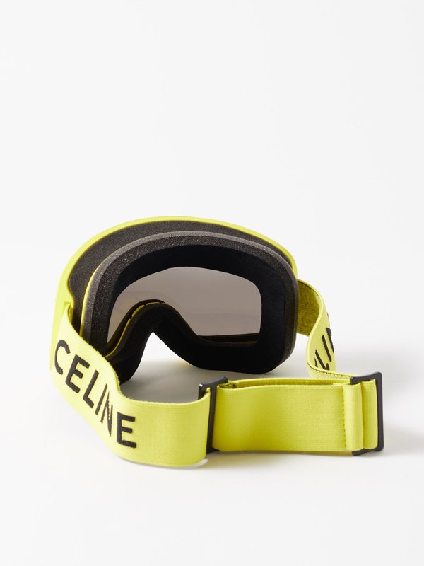 Celine Eyewear Logo-jacquard ski goggles