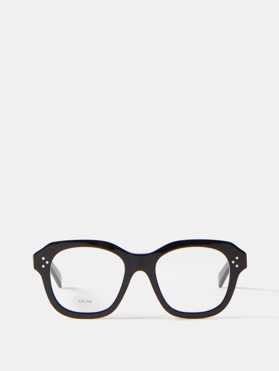 CELINE Eyewear - Oversized Cat-Eye Acetate Sunglasses - Black for
