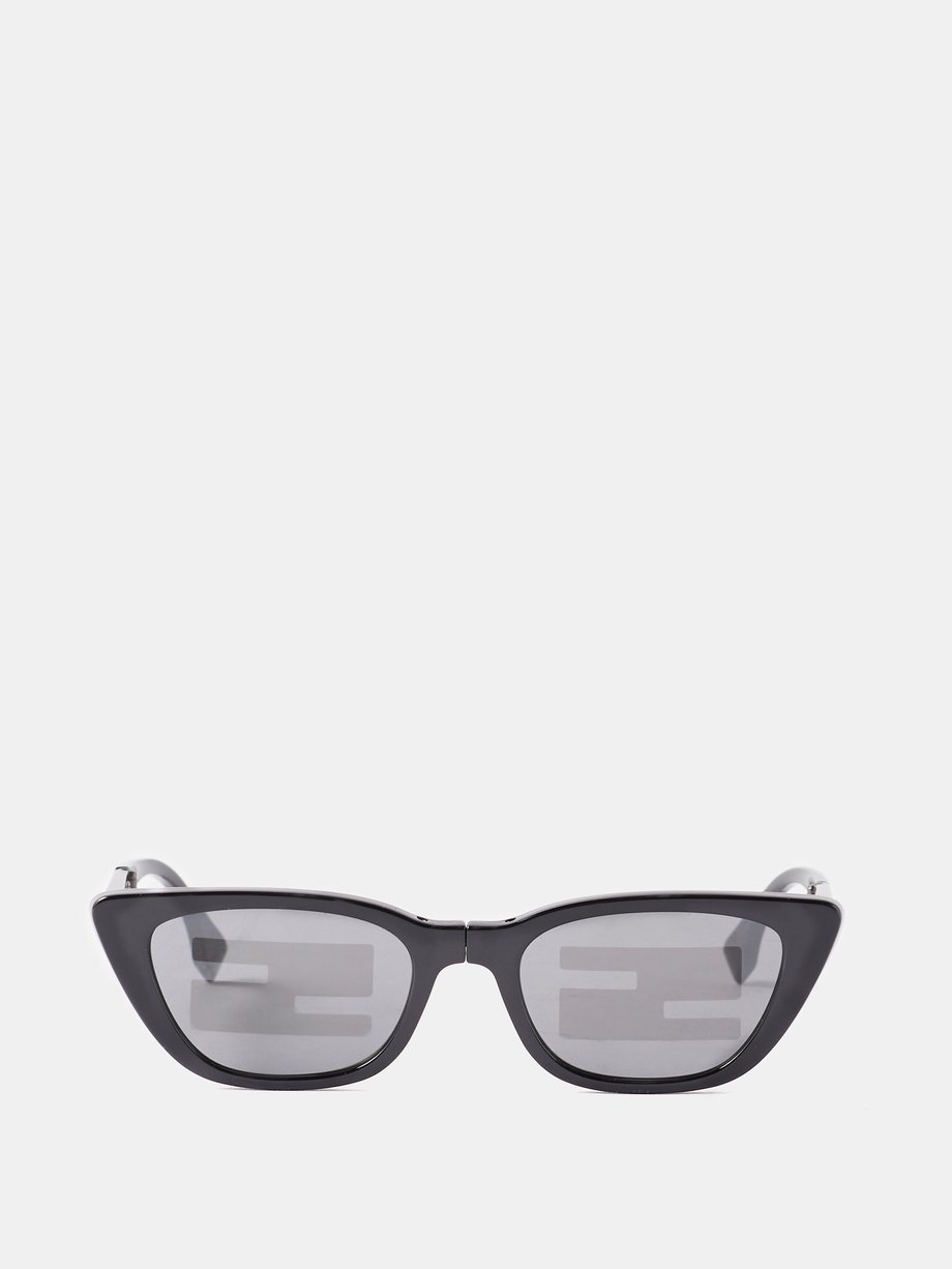 FENDI EYEWEAR Baguette cat-eye acetate sunglasses in 2023
