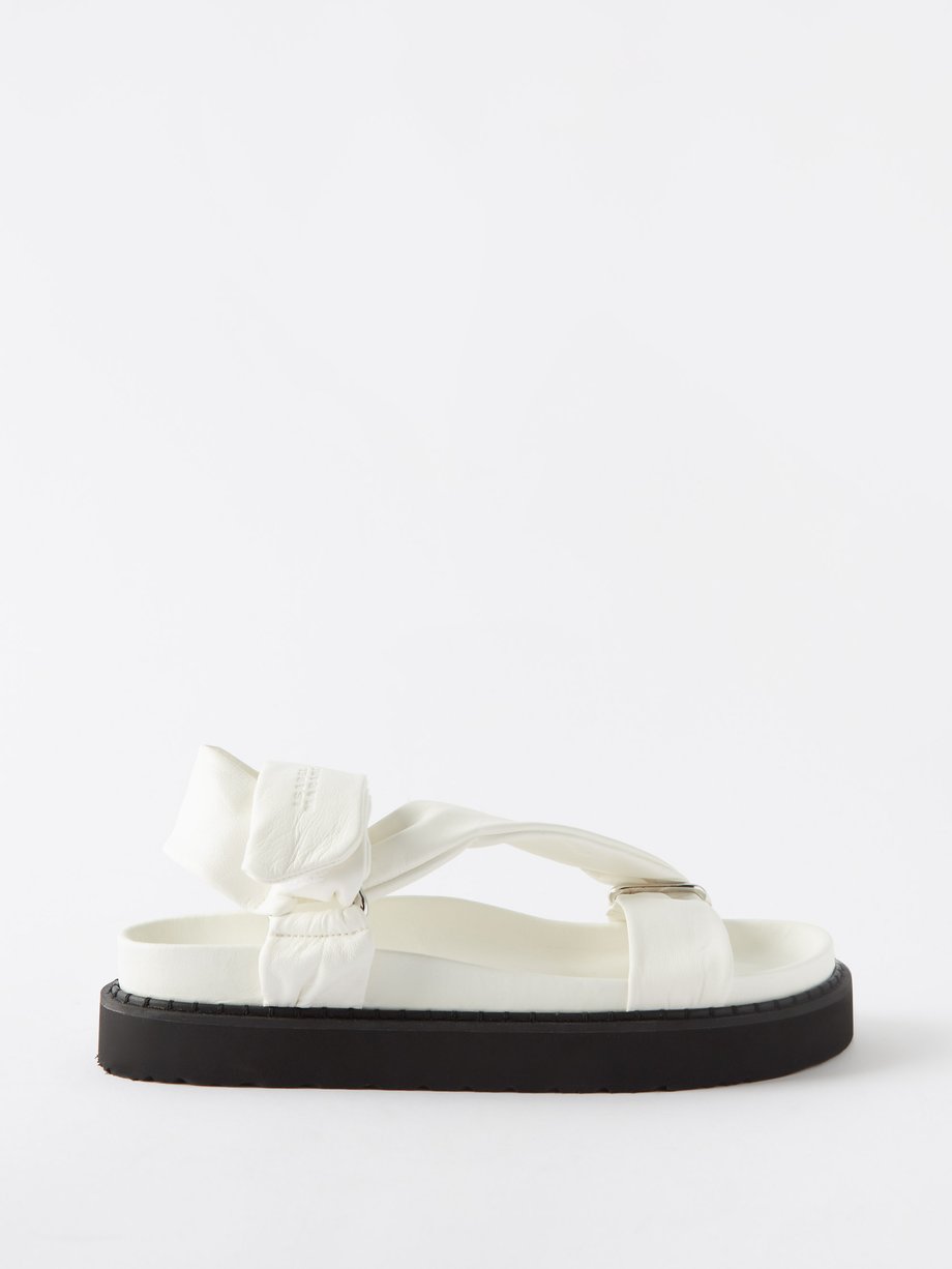 이자벨 마랑 샌들 Isabel Marant White Naori leather sandals