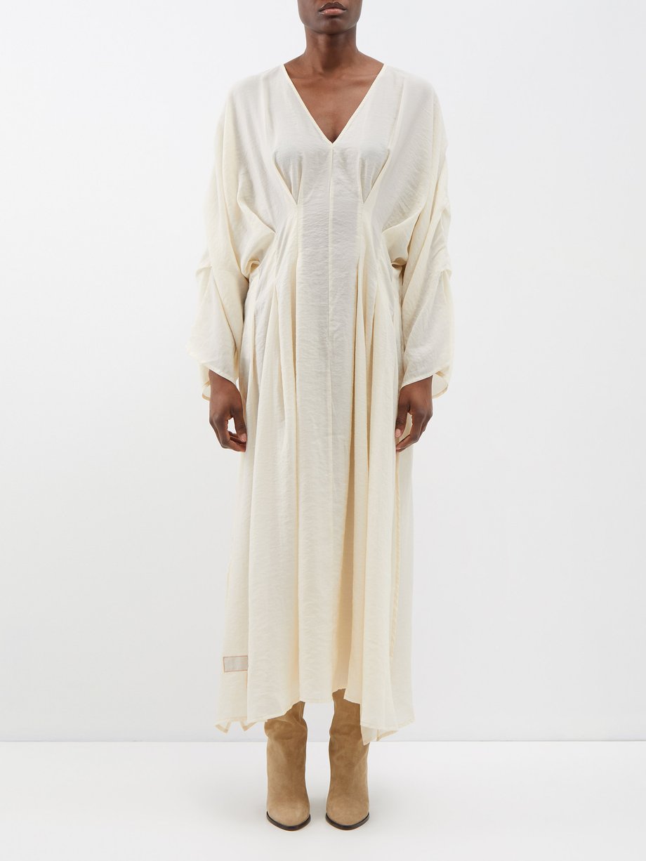 White Ariz lyocell-blend dress | Fortela | MATCHES UK