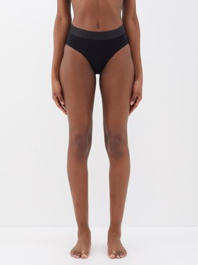 Esprit IN HIPSTER-FORM - Bikini bottoms - black/black 