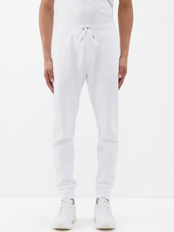Buy Polo Ralph Lauren White Solid Track Pants Online - 630115