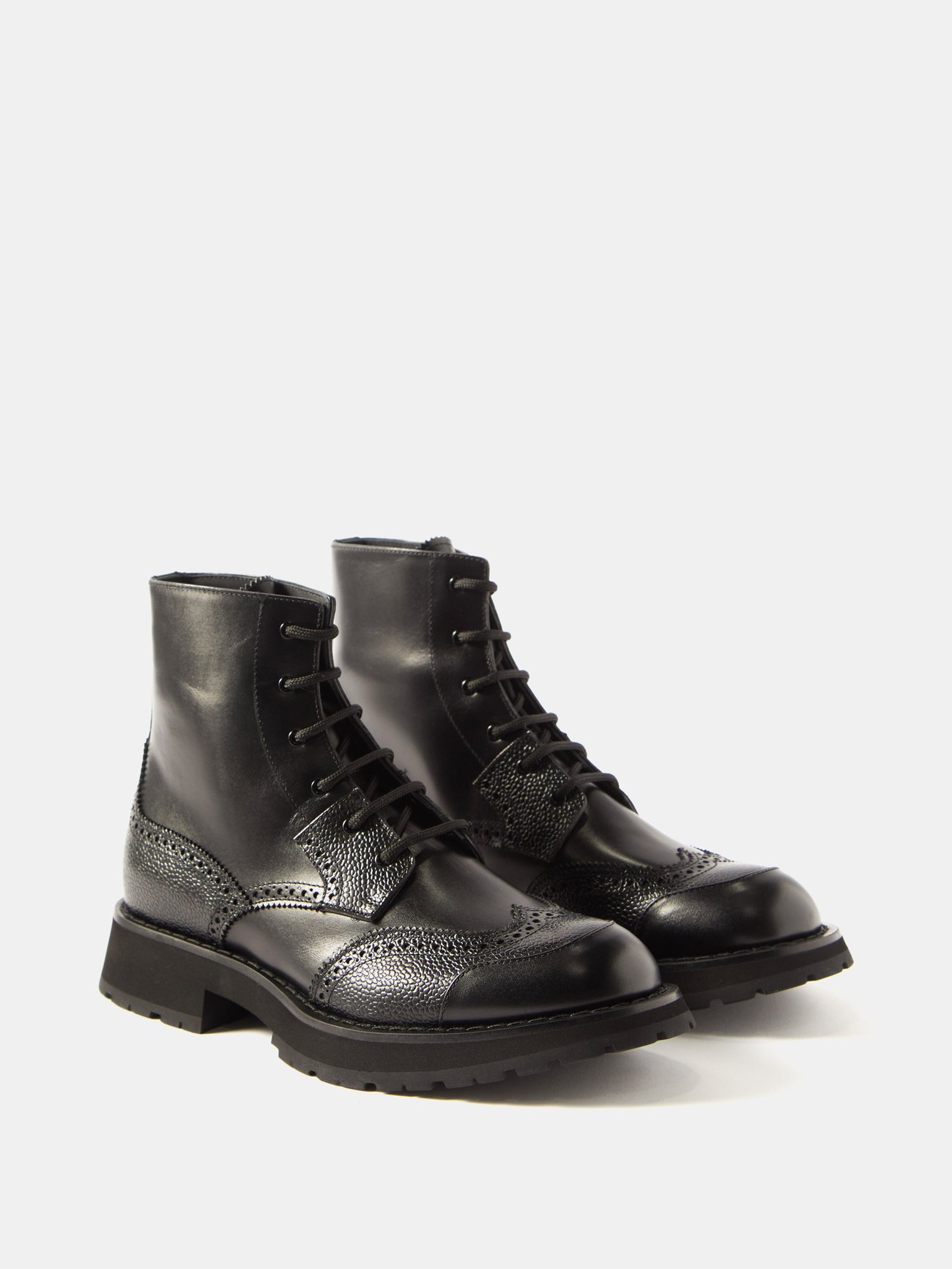 Alexander McQueen Alexander McQueen Punk Worker leather lace-up