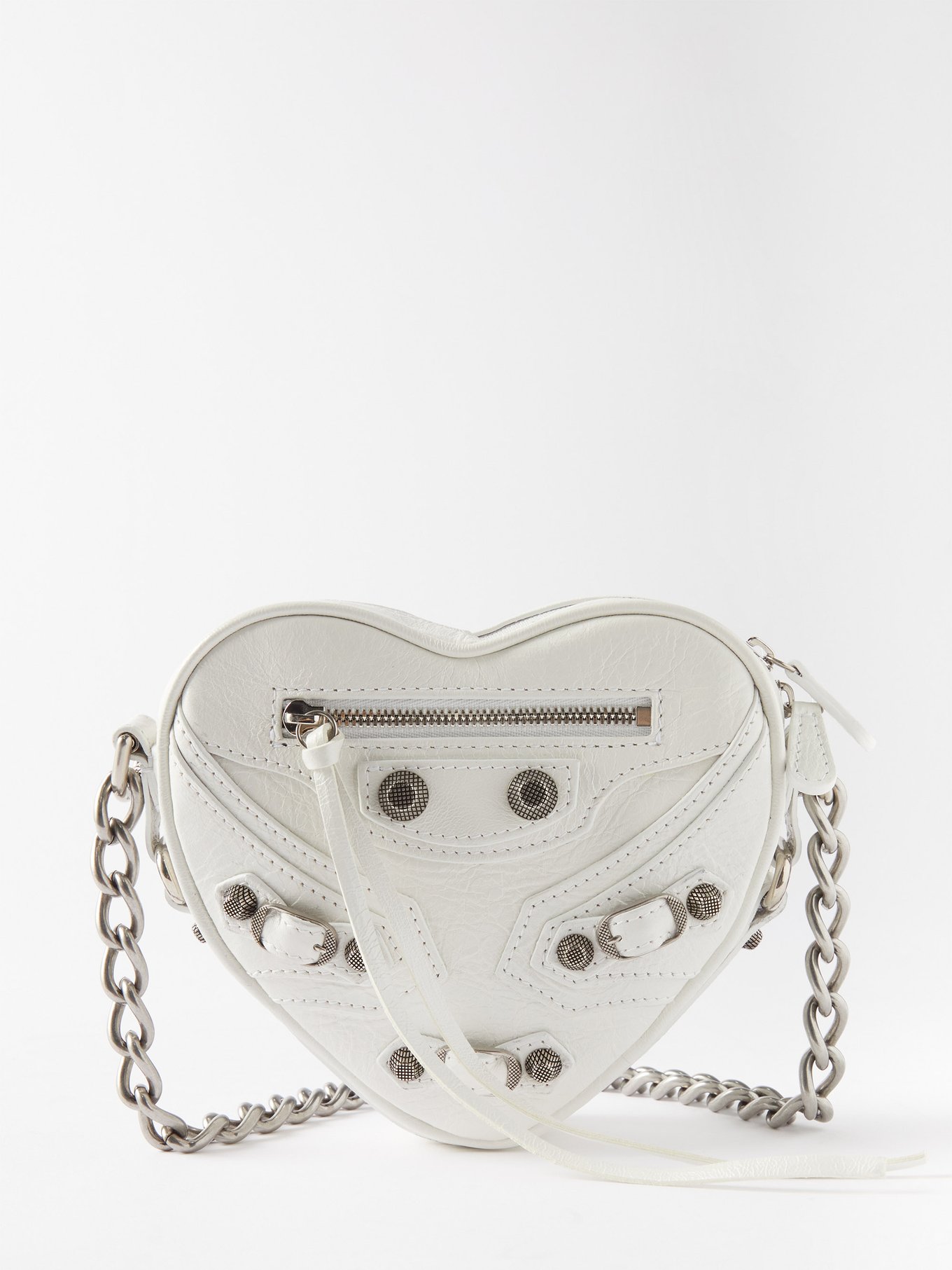 Balenciaga Mini Le Cagole Heart Leather Crossbody Bag - Farfetch