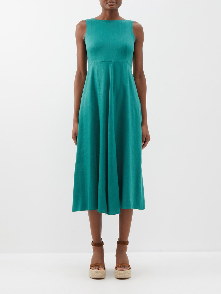Green Scafati dress | Weekend Max Mara | MATCHESFASHION UK