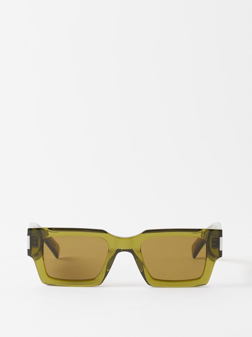 Saint Laurent Eyewear Lisa diamond-frame Sunglasses - Farfetch