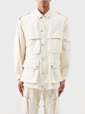 Isabel Marant Flap-pocket cotton workwear jacket