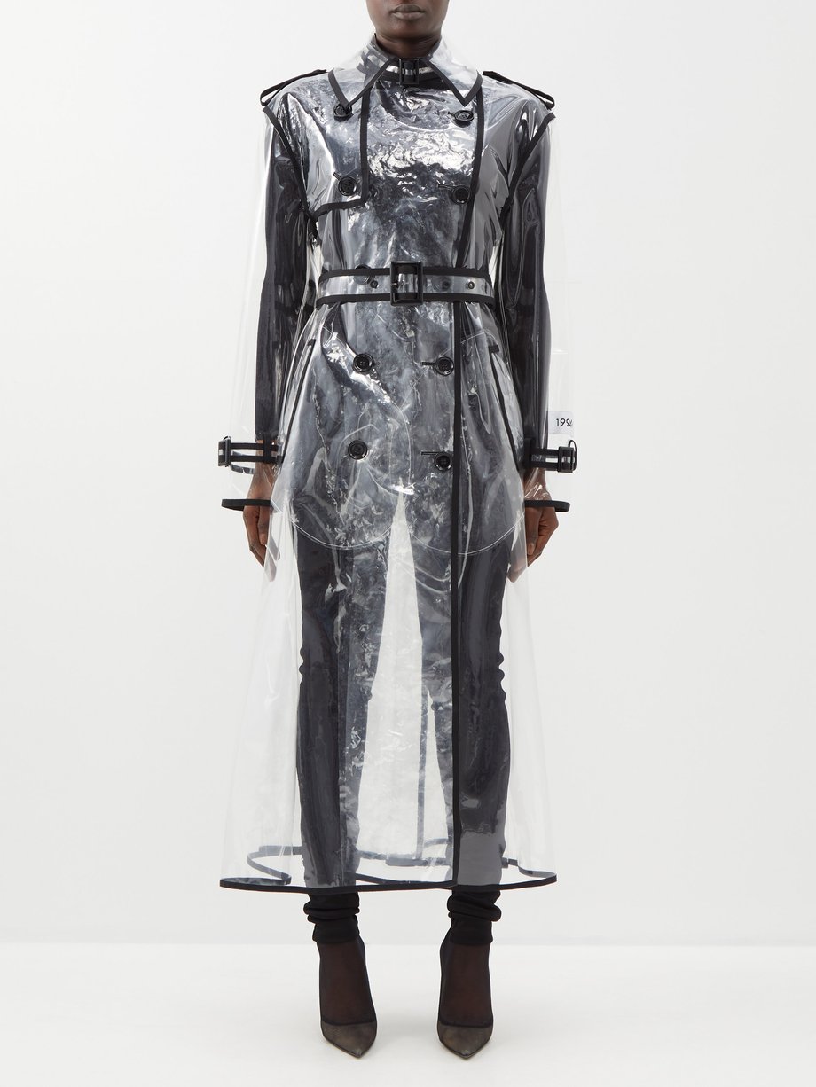 Transparent Re-Edition 1994 PVC trench coat | Dolce & Gabbana ...