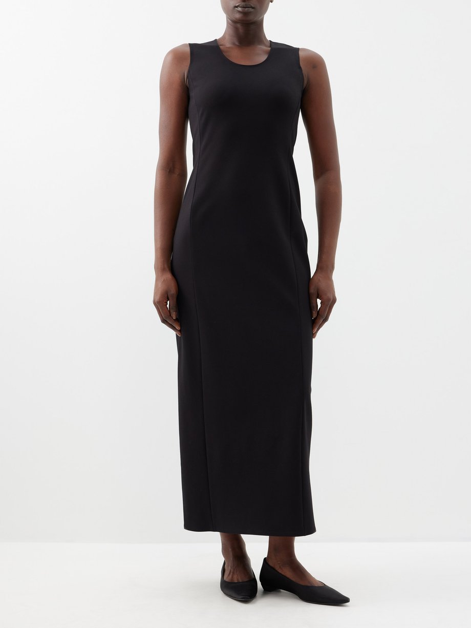 Black Opal sleeveless scuba dress | The Row | MATCHES UK