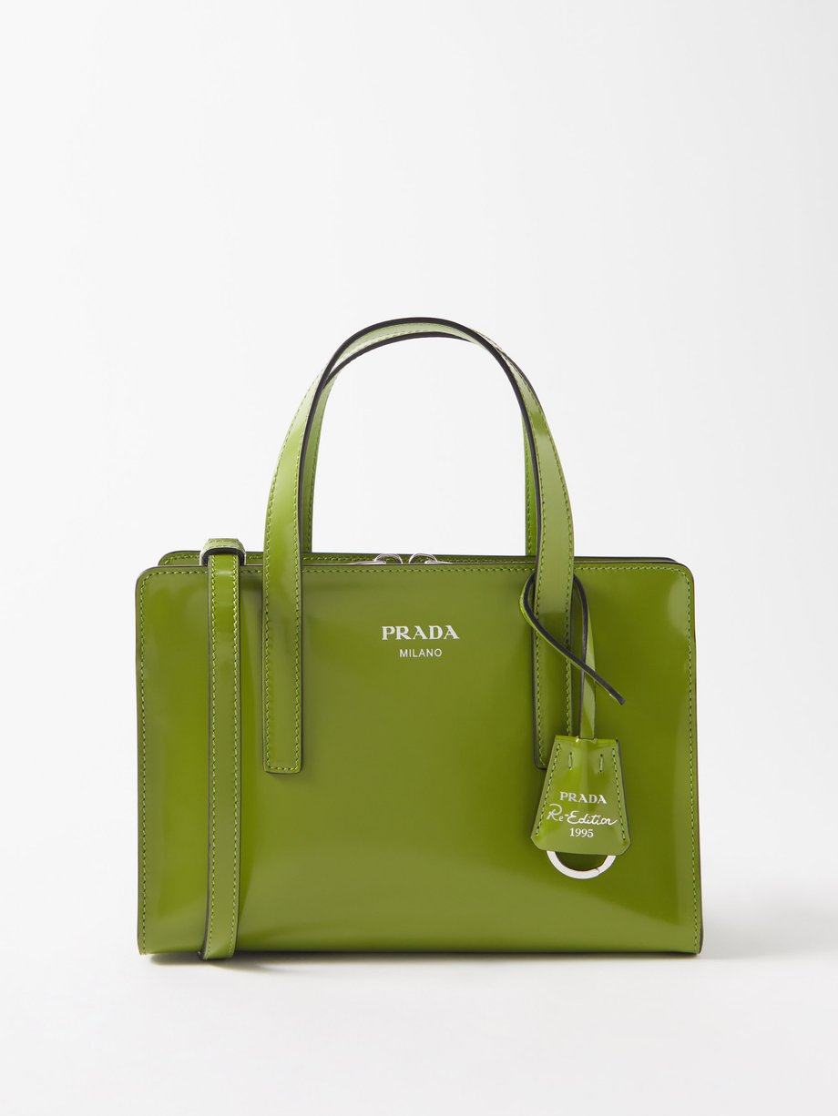 Green Re-Edition 1995 mini leather handbag | Prada | MATCHESFASHION UK