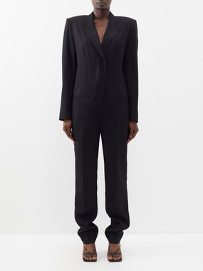 Stella McCartney Tuxedo-lapel tailored jumpsuit