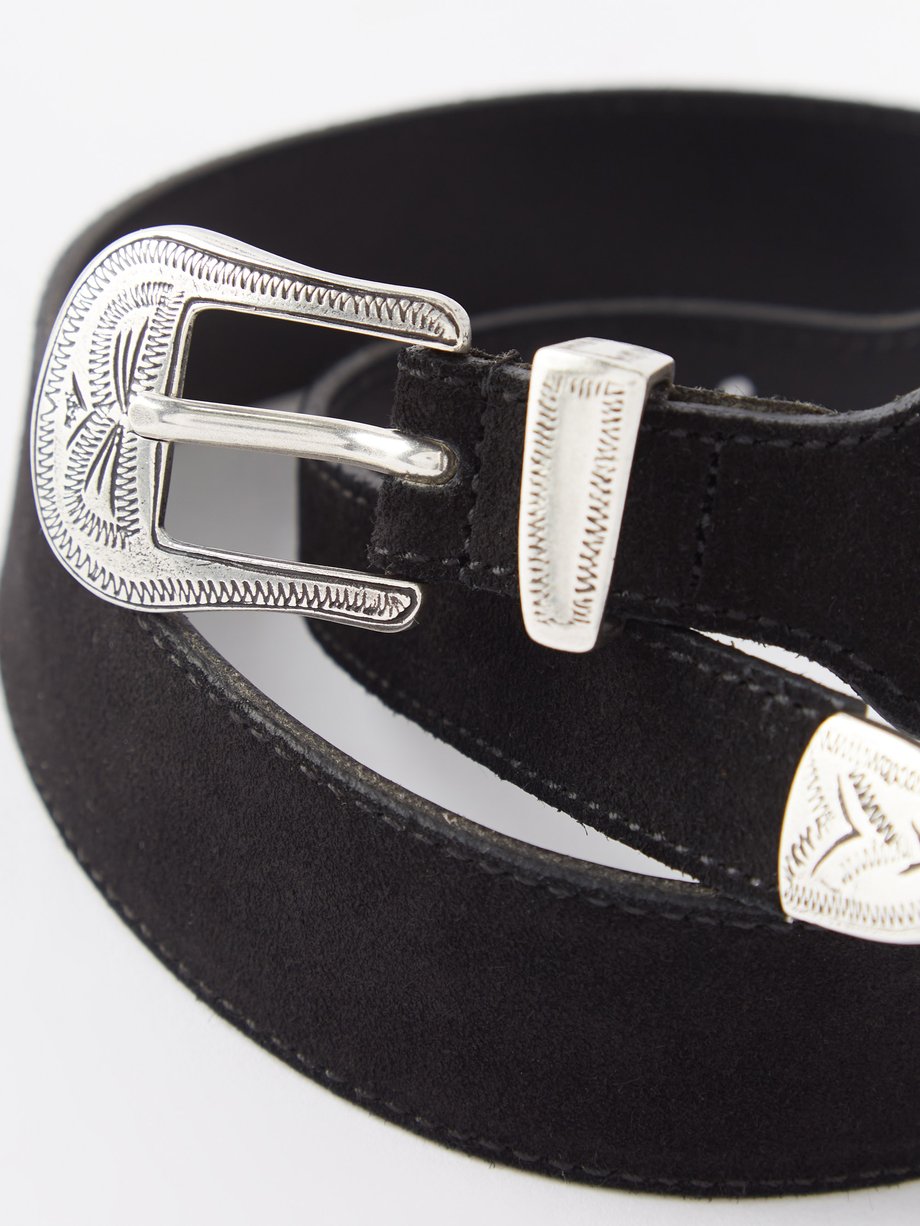 Black Denver suede belt | Fortela | MATCHES UK