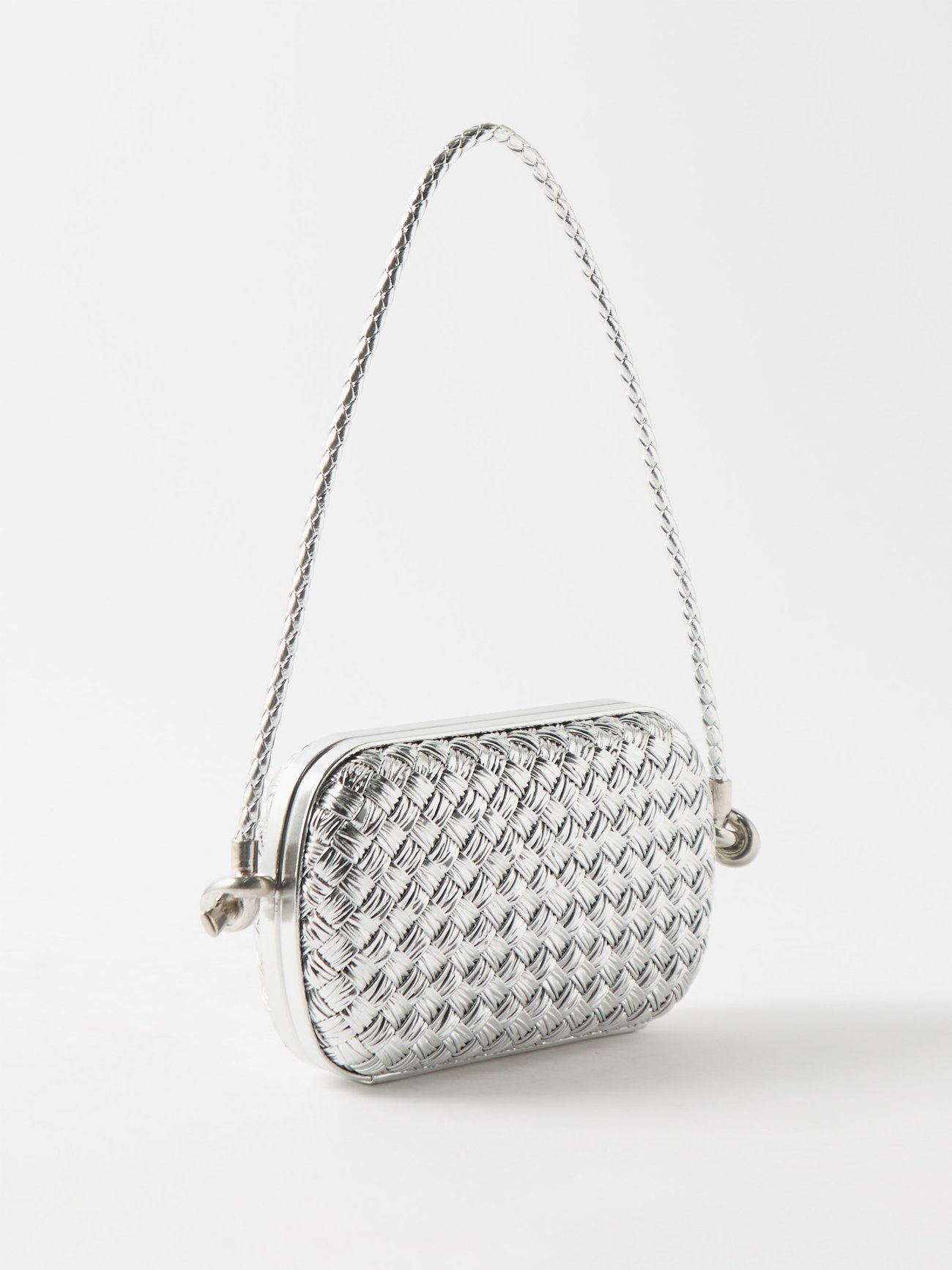 Bottega Veneta Knot Pleated Leather Clutch Bag - Bergdorf Goodman