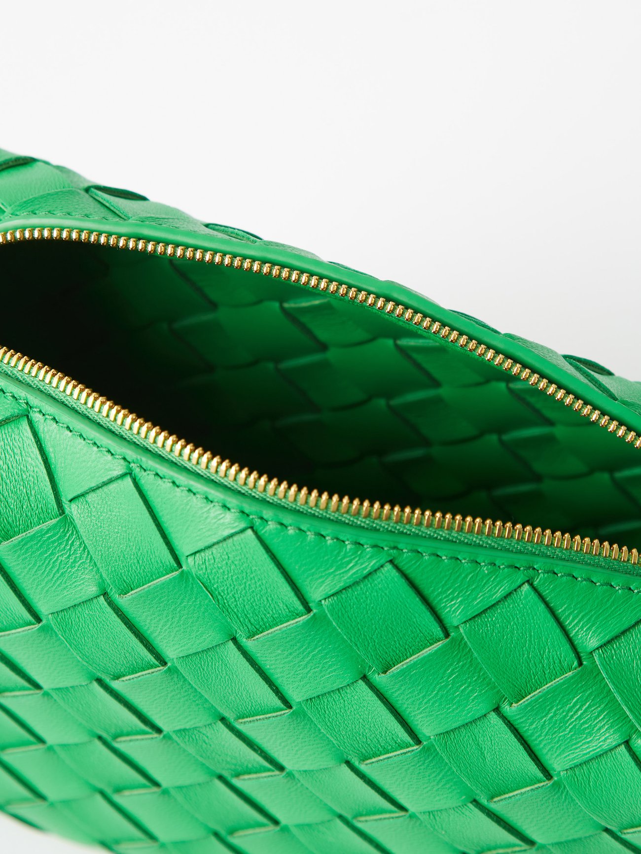 Bottega Veneta Green Intrecciato Mini Loop Leather Crossbody Bag ref.630798  - Joli Closet