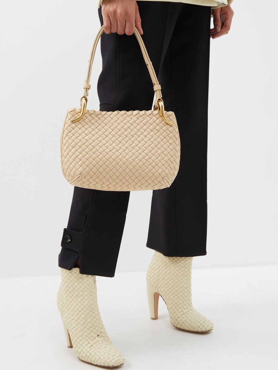 Mini intrecciato leather shoulder bag - Bottega Veneta - Women
