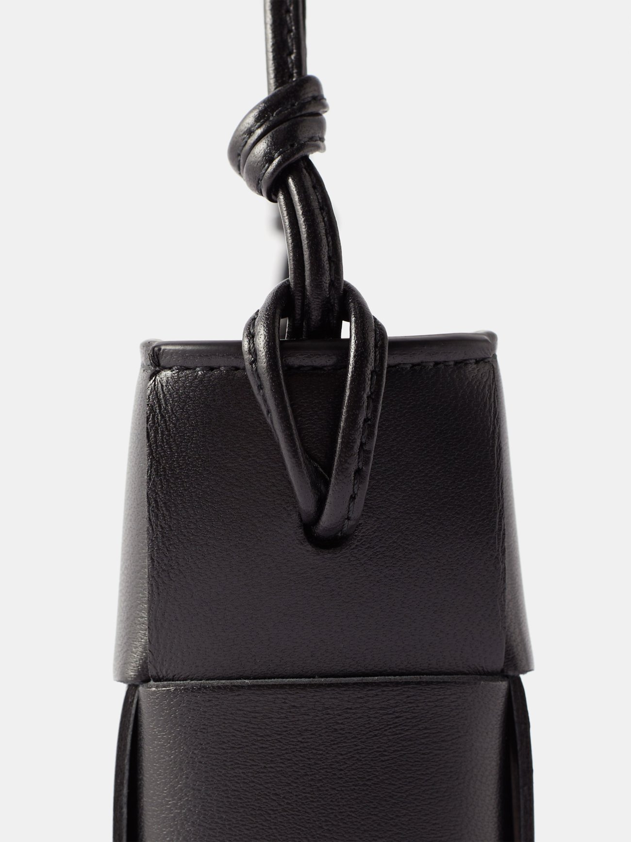 Bottega Veneta Black Intrecciato Calfskin Cassette Bag at 1stDibs