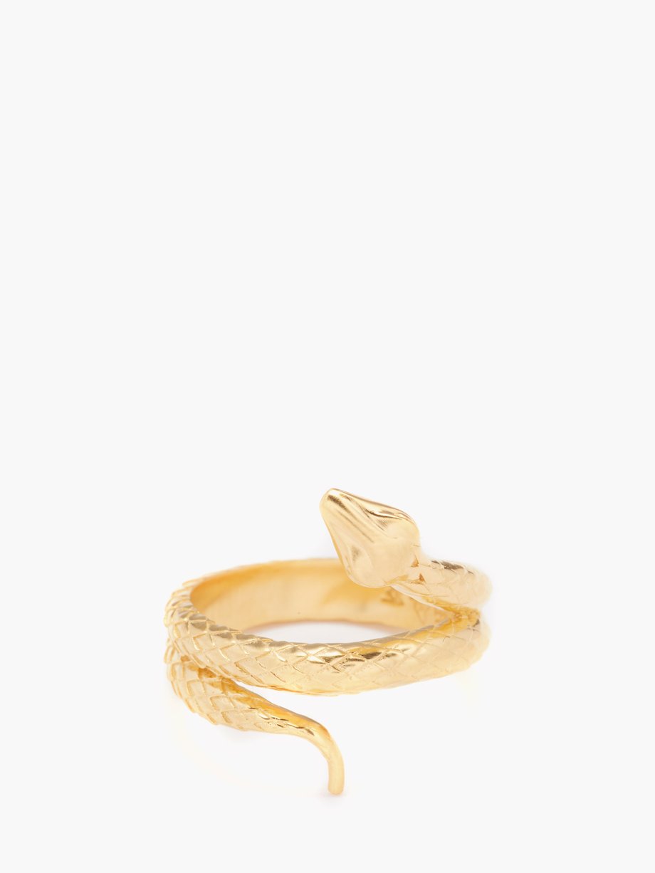 Gold Serpent 18kt gold-plated ring | Missoma | MATCHESFASHION AU