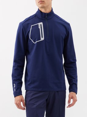 Ralph Lauren Polo Polo Ralph Lauren Quarter-zip recycled-fibre jersey sweatshirt