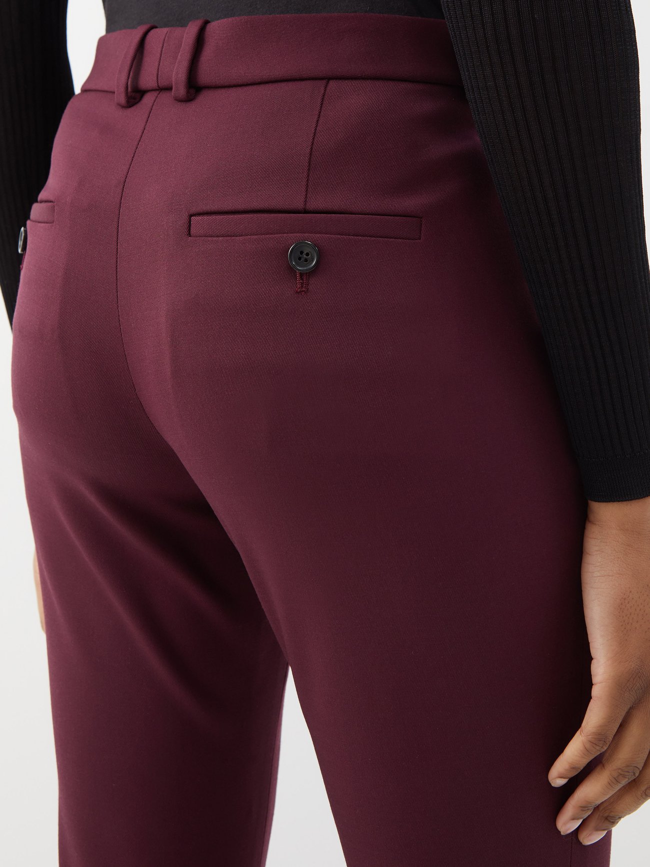 Ladies burgundy trousers size - Gem