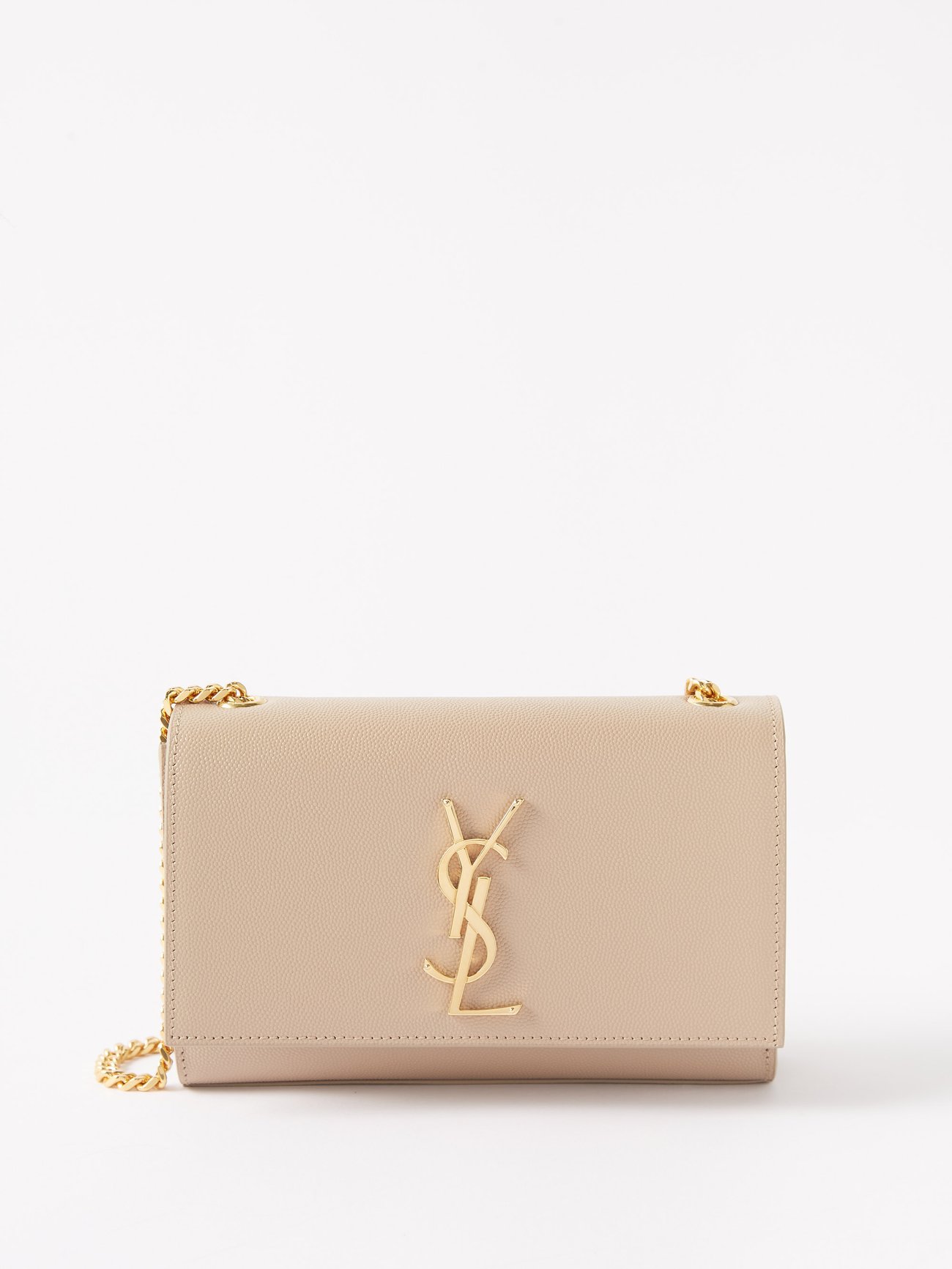Saint Laurent Nude Grain De Poudre Small Kate Bag - Shop YSL Handbags