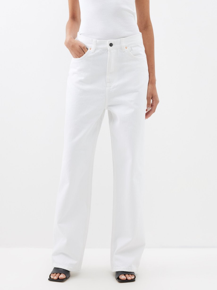 WARDROBE.NYC Relaxed wide-leg jeans
