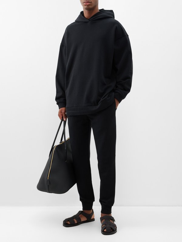 The Row Edgard cotton-jersey trousers