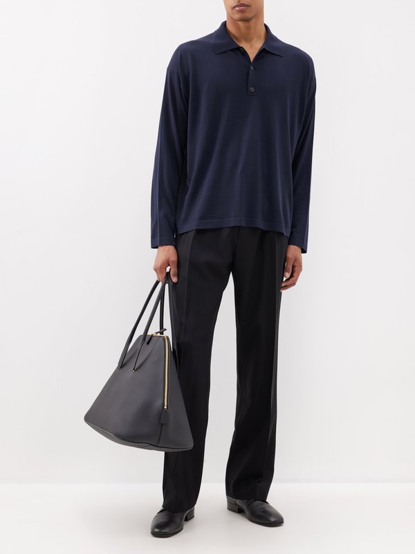 The Row Marcello pleated wool trousers