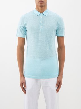 Men's Lurex Monogram Jacquard Polo Shirt
