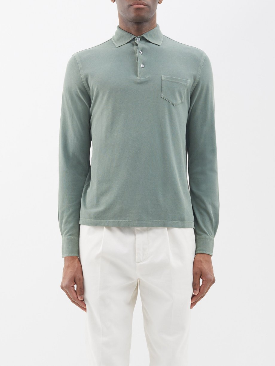 Thom Sweeney Cotton Pocket T-Shirt Grey