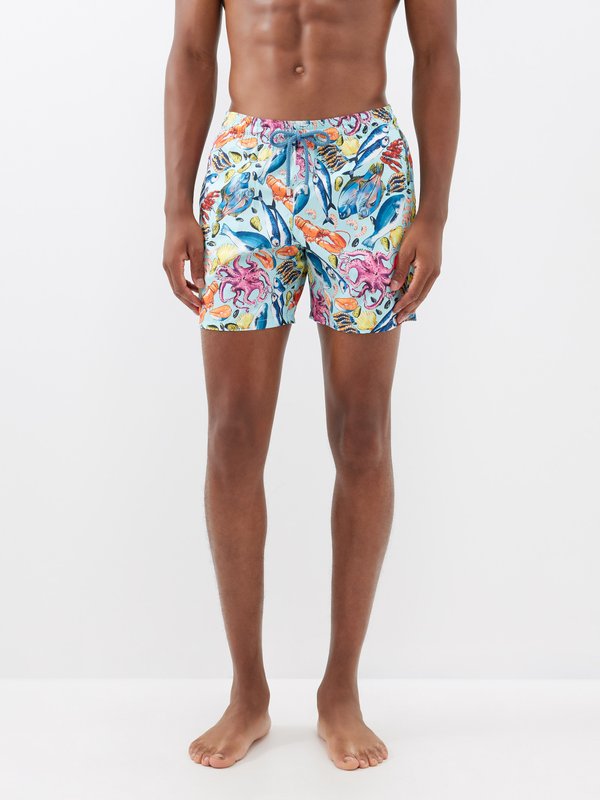 Vilebrequin Mahina printed recycled-fibre swim shorts