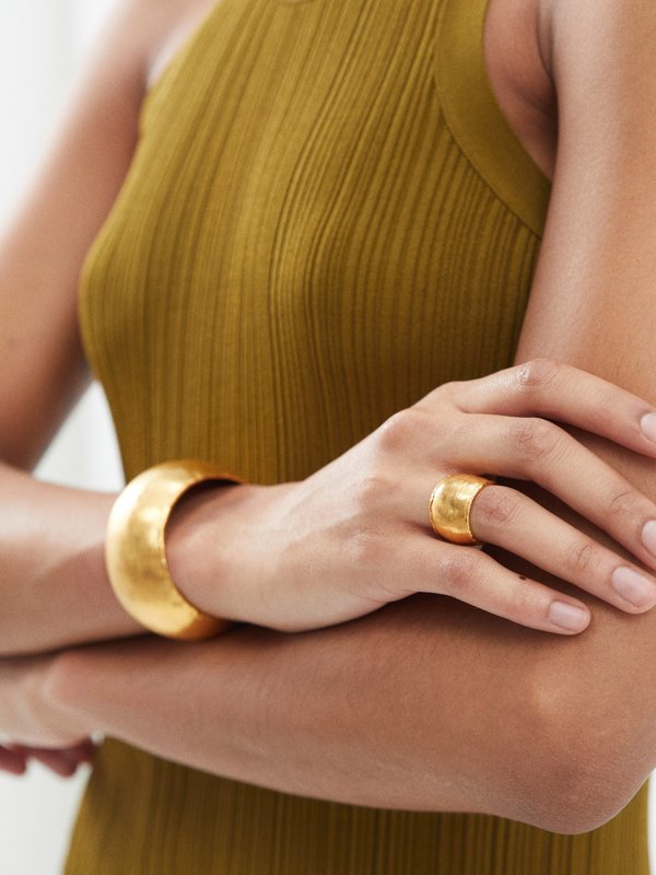 Sylvia Toledano Dune gold-plated ring
