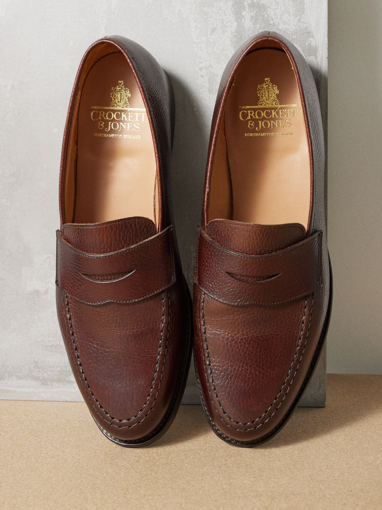 公式サイト CROCKETT&JONES◇ローファー/UK6.5/ブラウン/29376 25.5cm