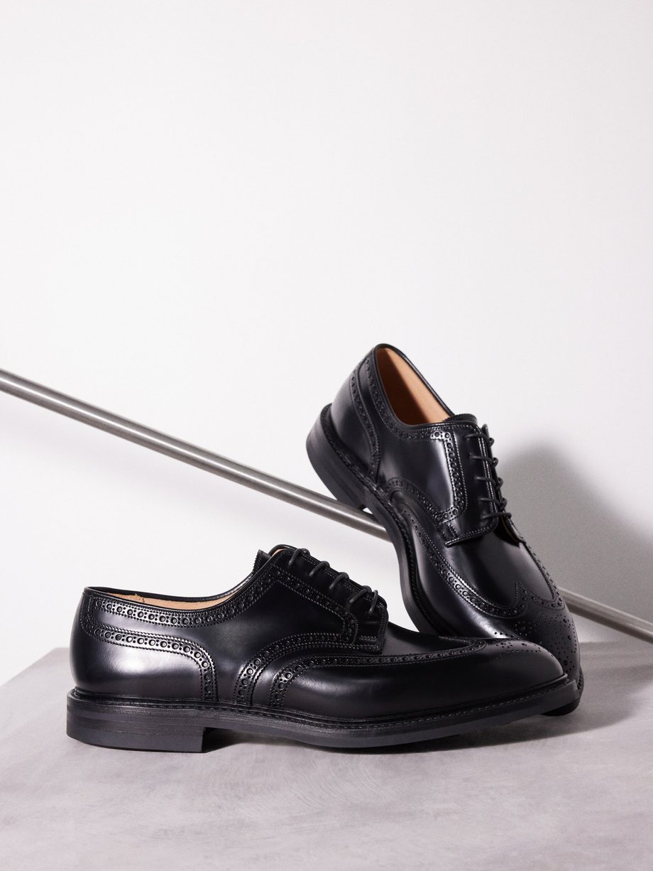 Pembroke leather brogue shoes video