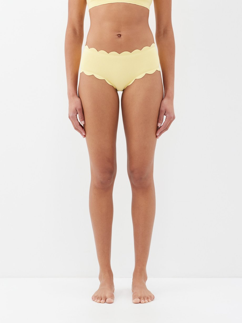 Marysia (Marysia ) Spring scalloped reversible bikini briefs