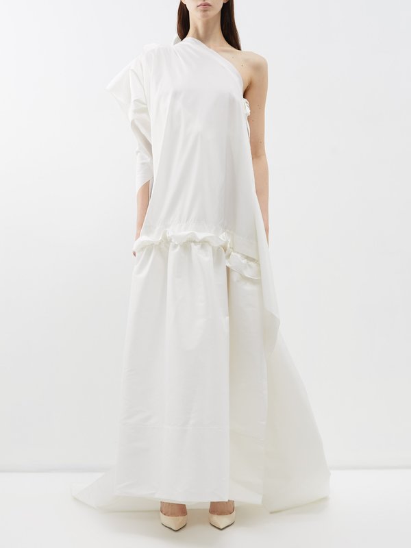 Vivienne Westwood Luna adjustable-hem recycled-taffeta gown