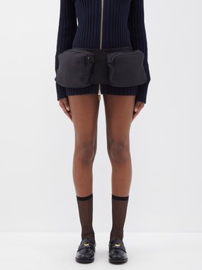 Miu Miu Double-pocket mini skirt