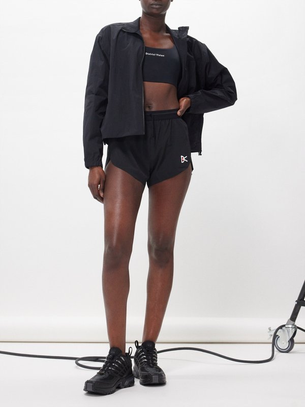 District Vision Kendra cropped recycled-shell jacket
