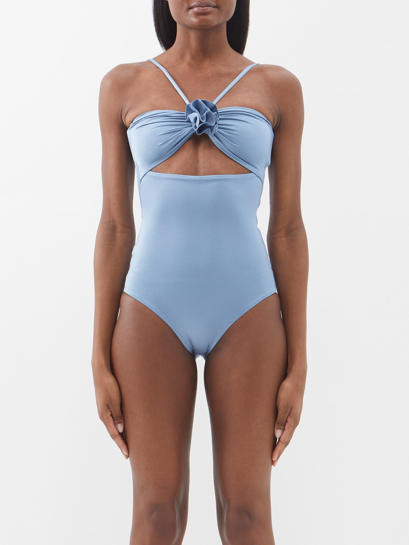 Yina floral-appliqué swimsuit MAYGEL CORONEL